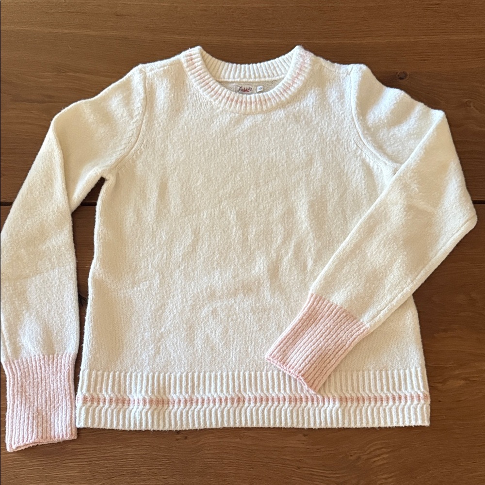 Faherty Cream Crewneck Sweater
